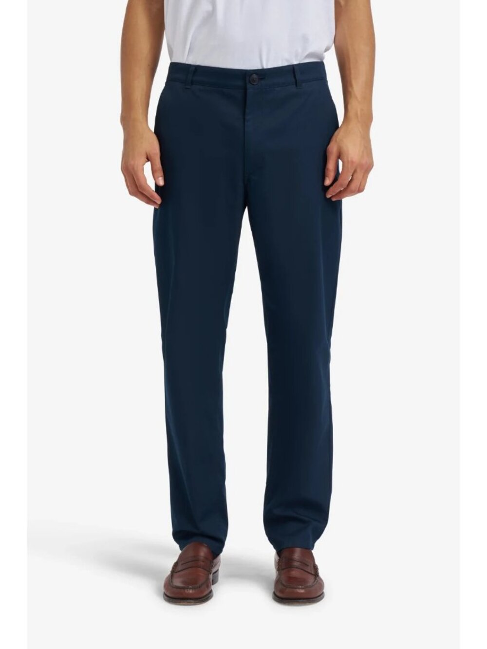 A Kind of Guise Permanents Navy Blue Cotton Twill Trousers 30/29